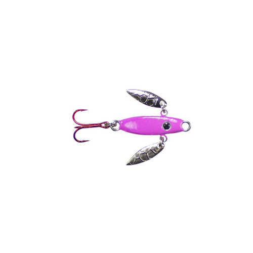 LUNKERHUNT ICY GLIDE JIG 1/8oz PINK GLOW