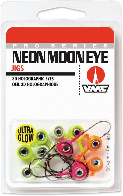 VMC NEON MOON EYE GLOW JIG 1/8oz ASSORTED