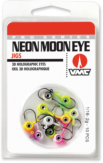 VMC NEON MOON EYE JIG 1/16oz ASSORTED