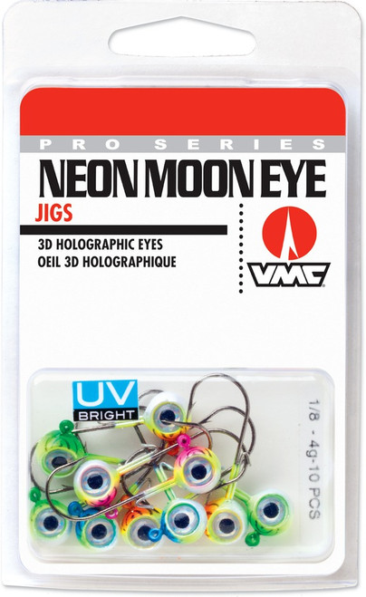 VMC NEON MOON EYE UV JIG 1/8oz ASSORTED