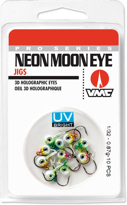 VMC NEON MOON EYE UV JIG 1/32oz ASSORTED