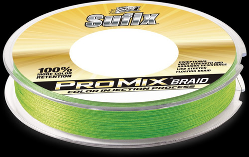 SUFIX PROMIX BRAID 6lb 150yds NEON LIME