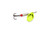WILLIAMS VORTEX SPINNER V4 1/3oz CHARTRUESE BLACK DOT SILVER BACK BODY