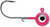 VMC NEON MOON EYE 1/8 GLOW PINK