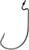 VMC WIDE GAP HOOK BLACK NICKEL #2/0