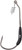VMC DROP DEAD WEIGHTED HOOK BLACK NICKEL 1/8 #5/0