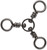 VMC THREE WAY SWIVEL BLACK NICKEL #4
