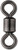 STAINLESS STEEL ROLLING SWIVEL BLACK  #1