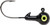 VMC HARD BALL JIG 1/8oz BLACK
