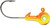 VMC HARD BALL JIG 1/8oz ORANGE
