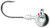 VMC TUNGSTEN MOON EYE JIG 1/4 GLOW BLACK WONDERBREAD