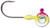 VMC TUNGSTEN MOON EYE JIG 3/8 PINK FIRE uv
