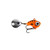 LUNKERHUNT BIG EYE TAIL SPIN 2" 3/8oz ORANGE GLOW