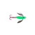 LUNKERHUNT ICY GLIDE JIG 1/8oz GREEN GLOW
