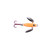 LUNKERHUNT ICY GLIDE JIG 1/8oz ORANGE GLOW