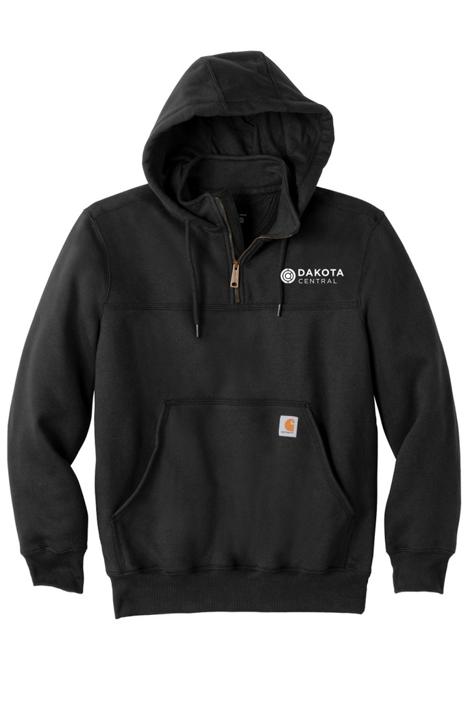 Dakota Central CT100617 Carhartt ® Rain Defender ® Paxton Heavyweight Hooded Zip Mock Sweatshirt (New Logo)