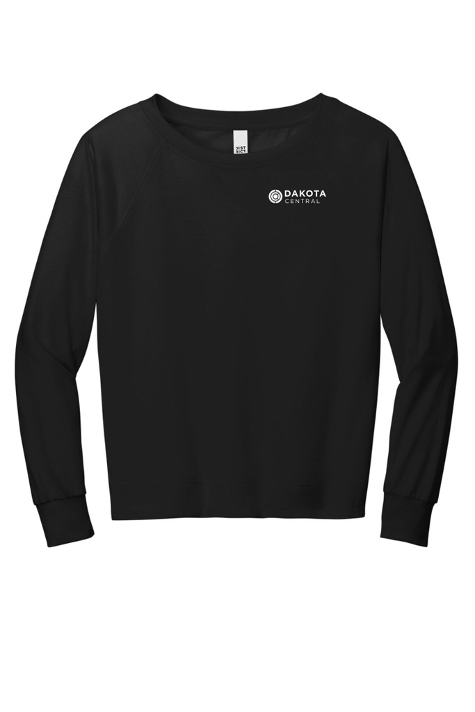 Dakota Central DT672 District® Women’s Featherweight French Terry™ Long Sleeve Crewneck  (New Logo)