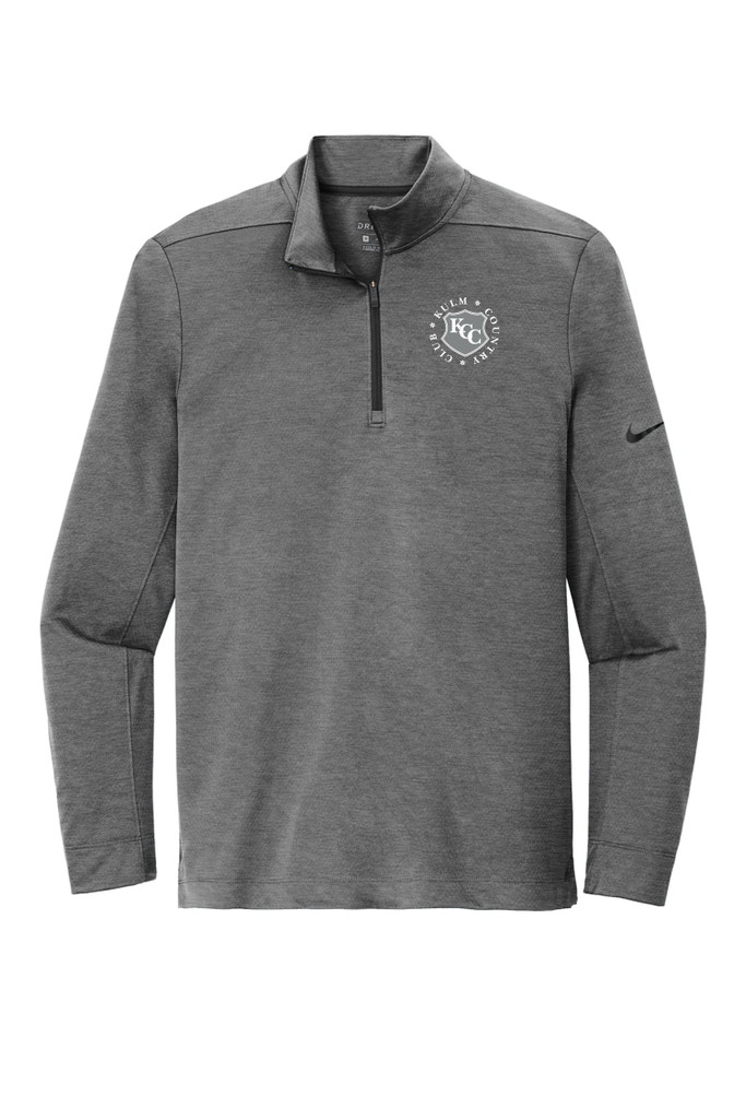 Kulm Country Club NKBV6044 Nike Dry Half-Zip Cover-Up (Black Heather)
