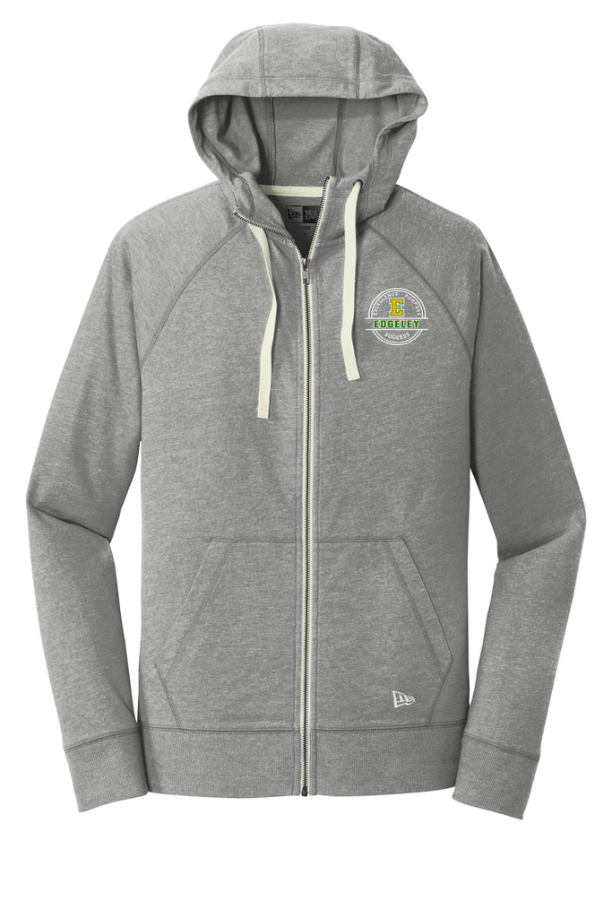 Edgeley Staff NEA122 New Era® Sueded Cotton Blend Full-Zip Hoodie