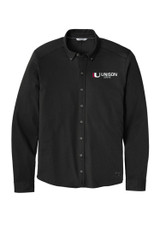 Unison Bank OG145 Unisex Code Stretch Long Sleeve Button-Up