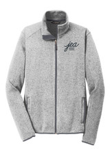 JEA F232 Unisex Port Authority Sweater Fleece Jacket (Grey Heather)