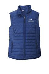 Jamestown Chamber Ambassador L851 Port Authority Ladies Packable Puffy Vest (Cobalt Blue)