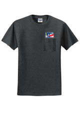 ND Patriot Guard 29MP Jerzees Unisex Dri Power Pocket Tee (Black Heather)