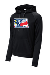 ND Patriot Guard ST730 Sport-Tek Unisex Re-Compete Fleece Pullover Hoodie (Black)