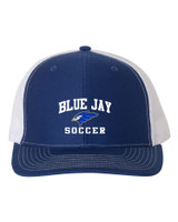 Blue Jay Girls Soccer R112 Richardson - Snapback Trucker Cap (Royal-White)