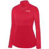 JRMC 2909 Augusta Sportswear Women's Shadow Tonal Heather Quarter-Zip Pullover