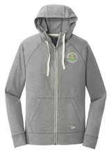Edgeley Staff NEA122 New Era® Sueded Cotton Blend Full-Zip Hoodie
