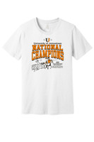 UJ Volleyball National Champs 3001 Bella Canvas Unisex Jersey Short Sleeve Tee (White)
