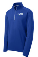 JMS Staff ST860 Sport-Tek Unisex Sport Wick Textured Quarter Zip Pullover (True Royal)