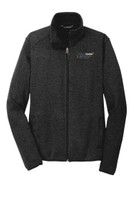 DRMC F232 Port Authority Unisex Sweater Fleece Jacket (Black Heather)