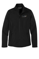 DRMC L239 Port Authority Ladies Grid Fleece Jacket (Black)