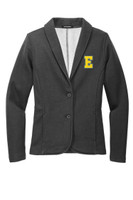 Edgeley Staff L298 Port Authority Ladies Fleece Blazer (Dark Charcoal Heather)