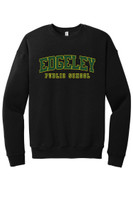 Edgeley Staff BC3945 Bella Canvas Unisex Sponge Fleece Drop Shoulder Sweatshirt (Black)