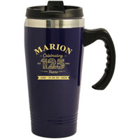 Marion 125th AT306 16 oz. Double Wall Stainless Steel Travel Mug (Blue)