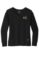 Apex Apparel LOG825 OGIO® Ladies Luuma Flex Long Sleeve V-Neck