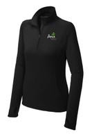 Apex Apparel LST850 Sport-Tek® Sport-Wick® Ladies Stretch Quarter-Zip Pullover