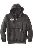 Trautman Farms CT100617 Carhartt ® Rain Defender ® Paxton Heavyweight Hooded Zip Mock Sweatshirt (Carbon Heather)