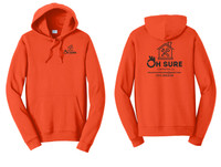 Oh Sure Contracting PC850H Port & Company® Fan Favorite™ Fleece Pullover Hooded Sweatshirt