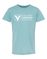 Victory Christian 3001YCVC BELLA + CANVAS - Youth CVC Jersey Tee (Logo#1)