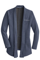 Guardian Angels L807 Port Authority® Ladies Interlock Cardigan (Estate Blue Heather)