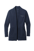 Guardian Angels LK825 Port Authority® Ladies Microterry Cardigan (River Blue Navy)