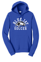 Blue Jay Girls Soccer PC850H Port & Company® Fan Favorite™ Fleece Pullover Hooded Sweatshirt