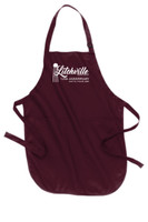 Litchville 125th A500 Port Authority® Full-Length Apron with Pockets (Maroon)