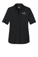 Apex Apparel LOG130 OGIO® Women's Metro Polo (Blacktop)
