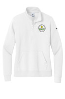Edgeley Staff NKDX6720 Nike Women's Club Fleece Sleeve Swoosh Half-Zip