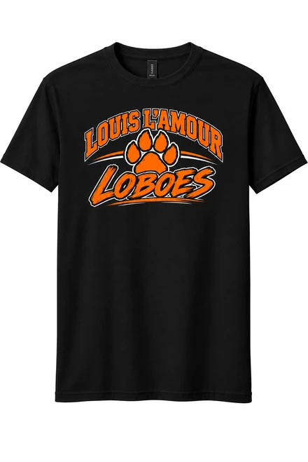 Louis L'Amour Elementary ST350 Unisex Sport Tek PosiCharge Competitor Tee Black